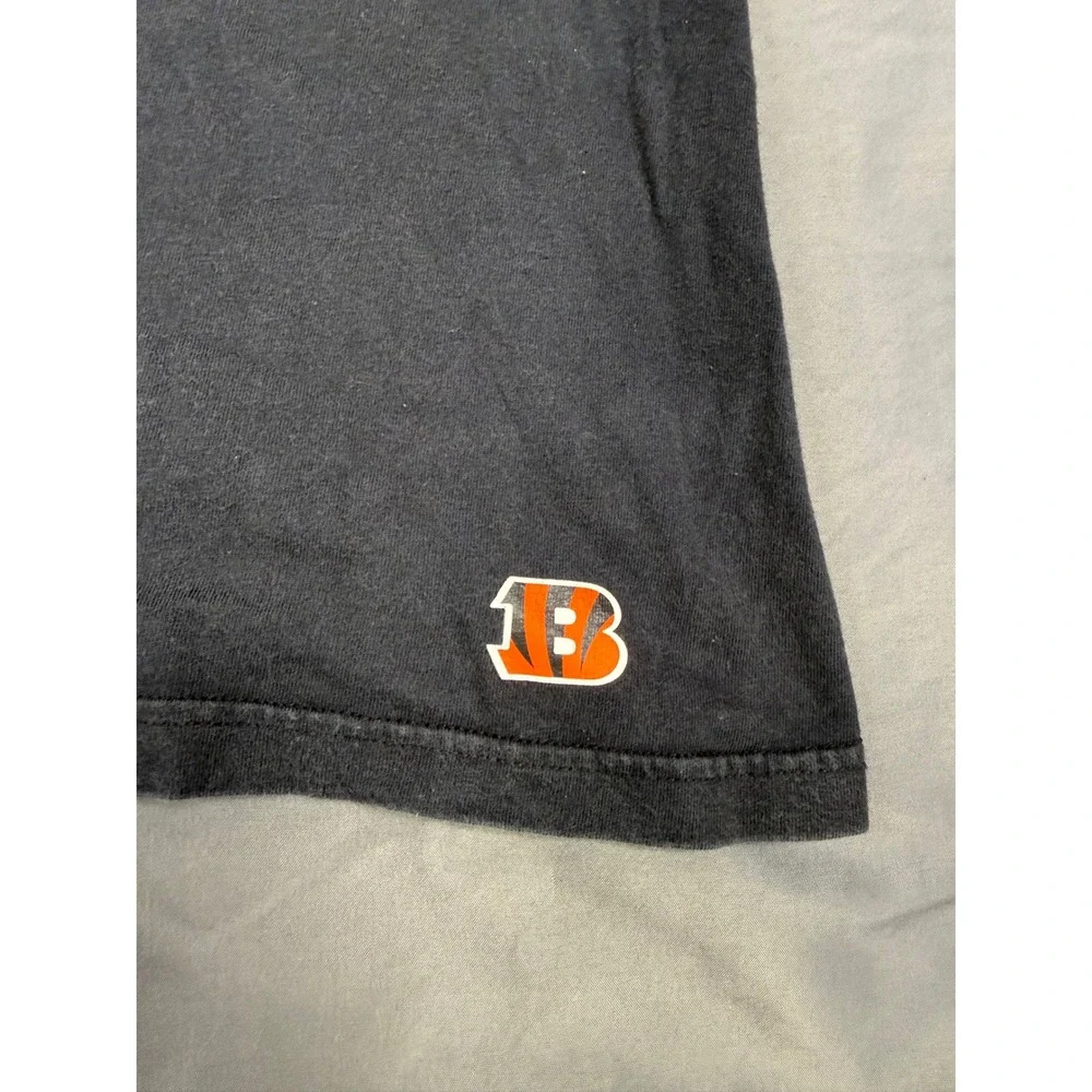 Nike NFL Cincinnati Bengals Mens XL Black Graphic T-Shirt Football Team Apparel